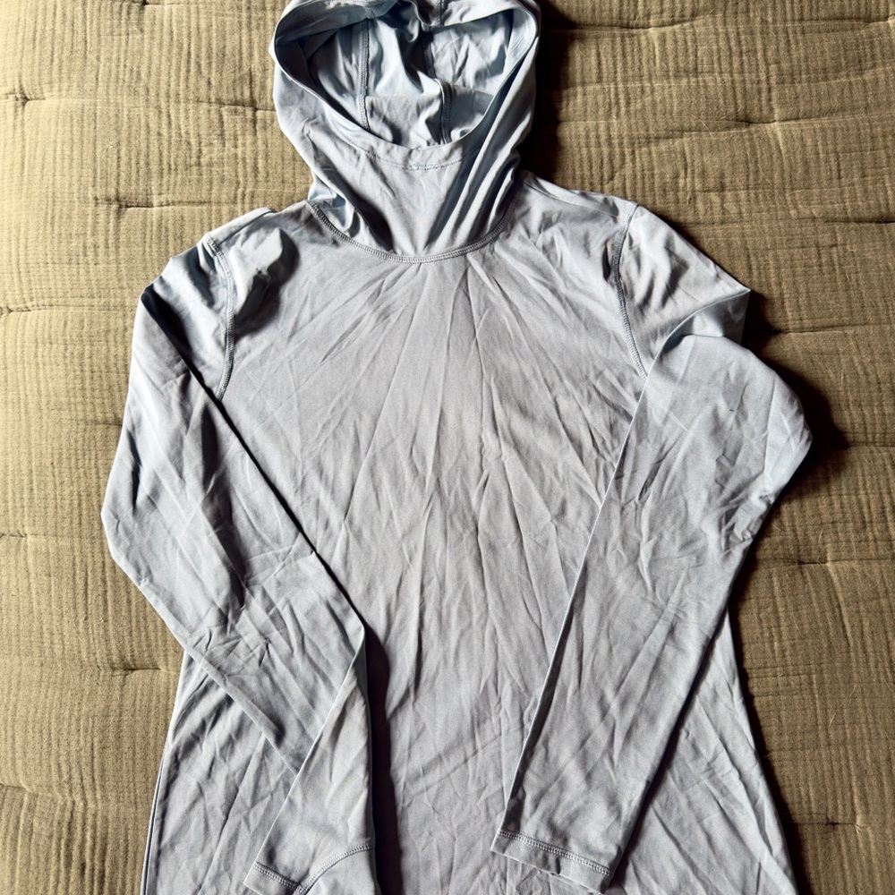 BRAND NEW: Sierra Designs Alpine Start Sun Hoodie, light blue, size Medium